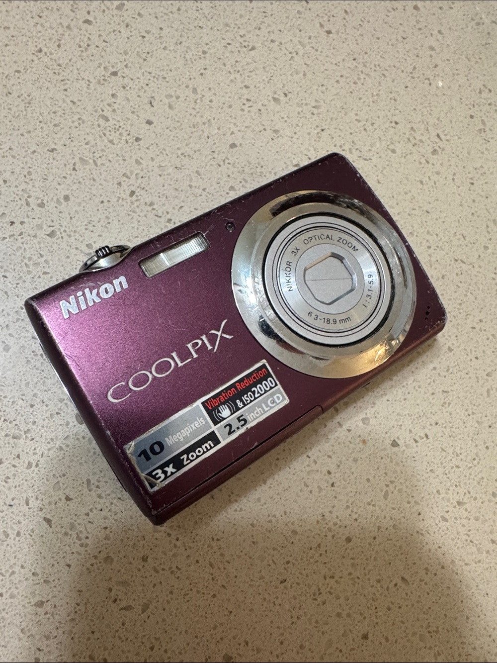Nikon COOLPIX Compact Digital Camera - Plum Purple